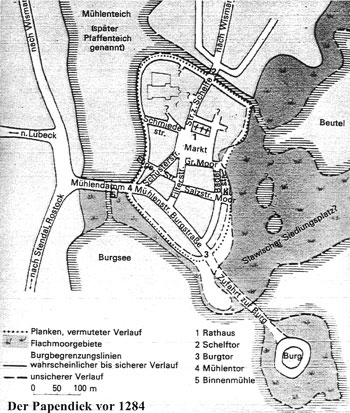 Pfaffenteich im 13. Jahrhundert