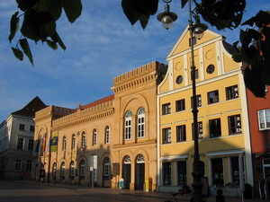 Blick auf das Rathaus