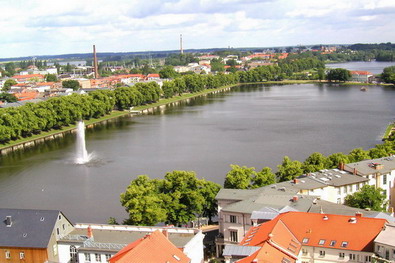 Pfaffenteich, Blick vom Dom
