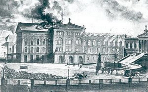 Brand des Theaters 1882
